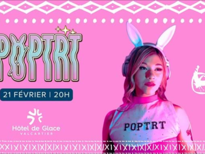 DJ Pøptrt à l'Hôtel de Glace