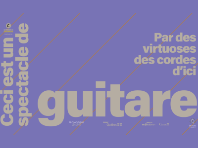 Ceci est un spectacle de guitare