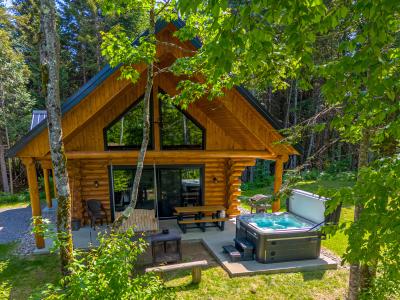Au Chalet en Bois Rond - Chalet avec spa