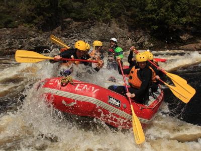 White Water rafting on the Jacques-Cartier
