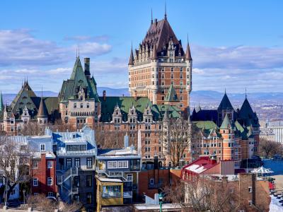 Chateau Frontenac printemps