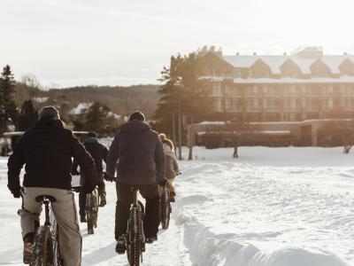 Entourage sur-le-Lac - fatbike à Entourage