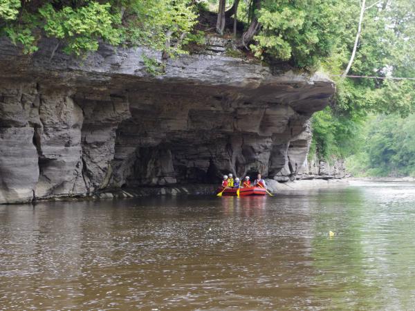 Parc naturel régional de Portneuf - radeau