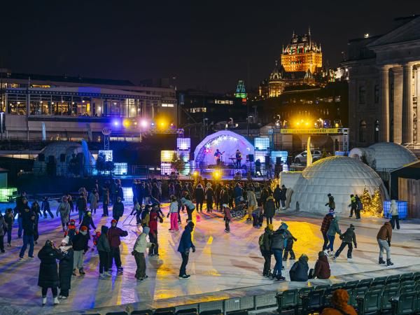 Discoglace du Port de Québec - Patinoire