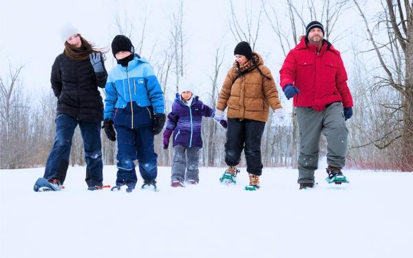 Base Plein Air Ste-Foy - Raquette en famille