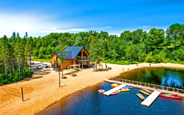 Au Chalet en Bois Rond - Pavillon Espace Plein AIr