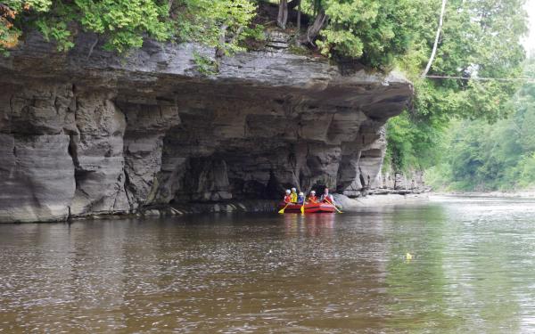 Parc naturel régional de Portneuf - Radeau