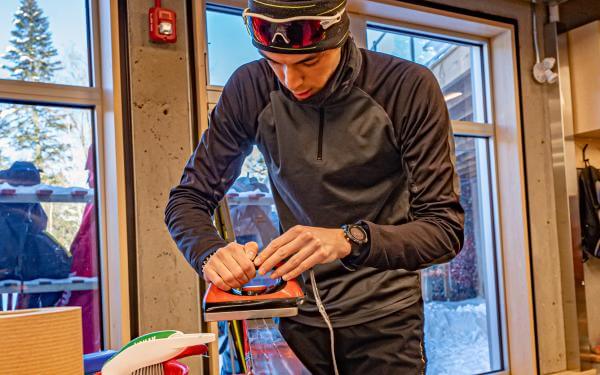 Les Sentiers du Moulin - Ski de fond - salle de fartage