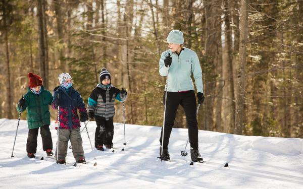 Station touristique Duchesnay - Ski de fond en famille