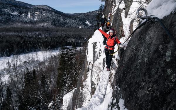 Vallée Bras-du-Nord - ViaFerrata hivernale