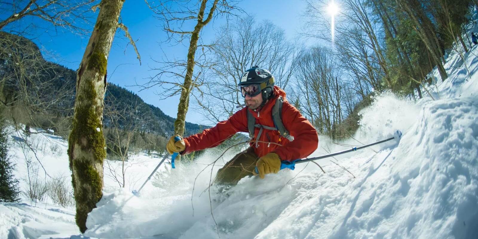 Ski hors piste parc national de la jacques-Cartier