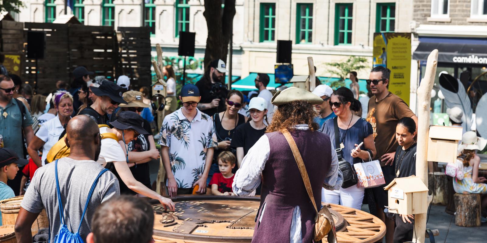 Foules aux Fêtes de la Nouvelle-France