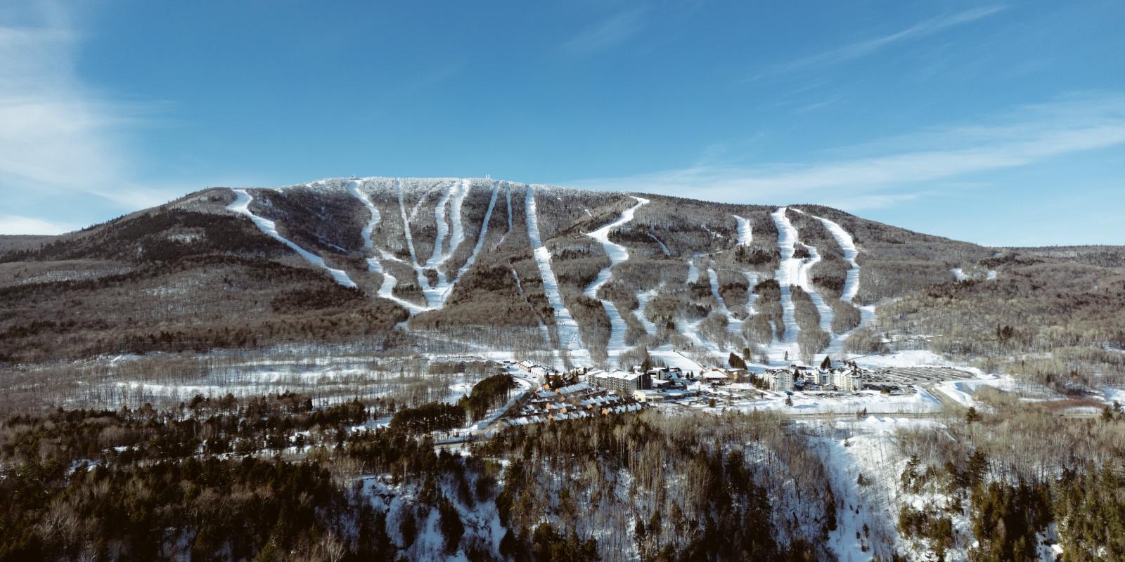 Panorama sur le Mont-Sainte-Anne