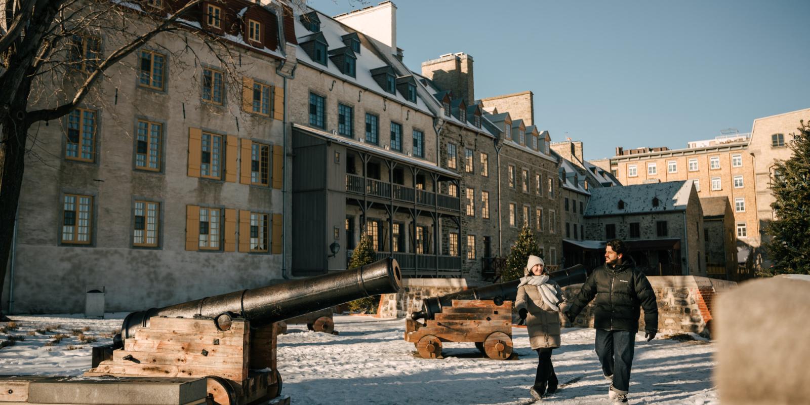 Couple à la Batterie royale