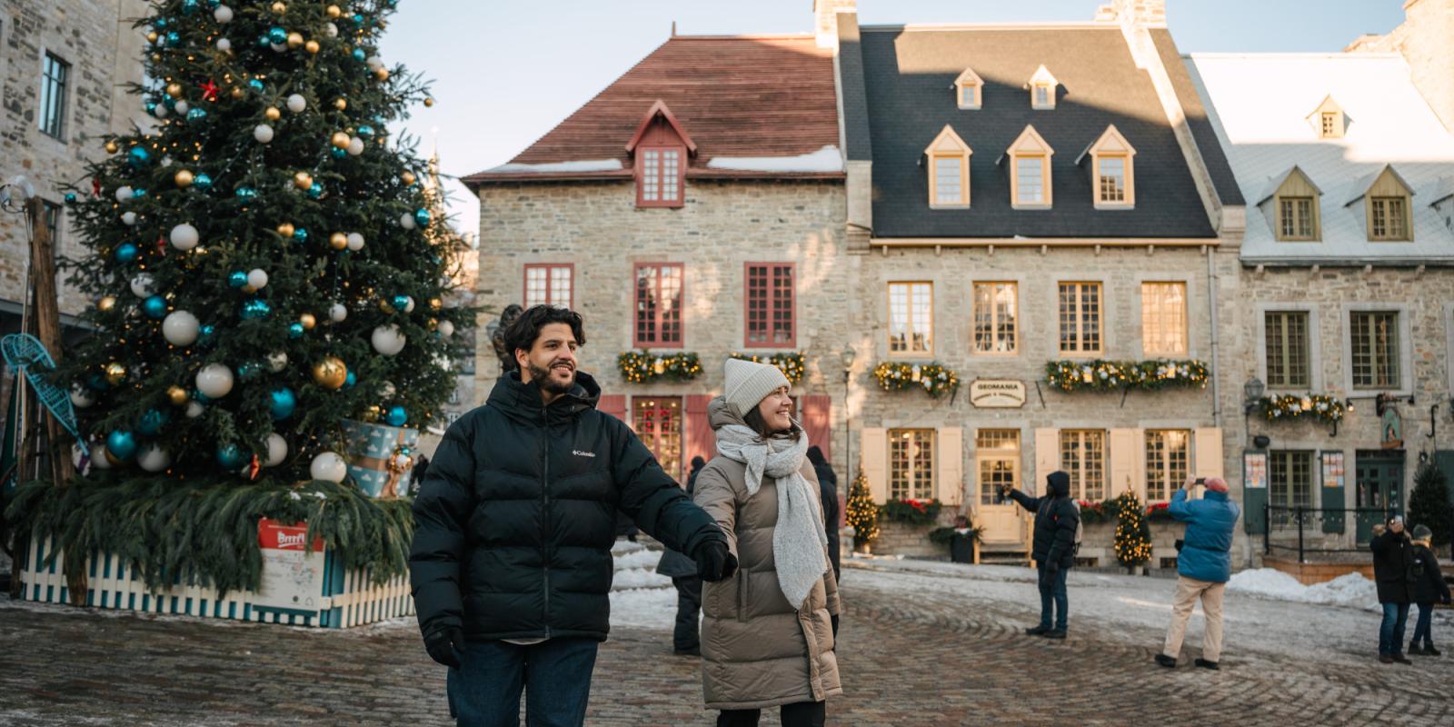 Couple à la place Royale 