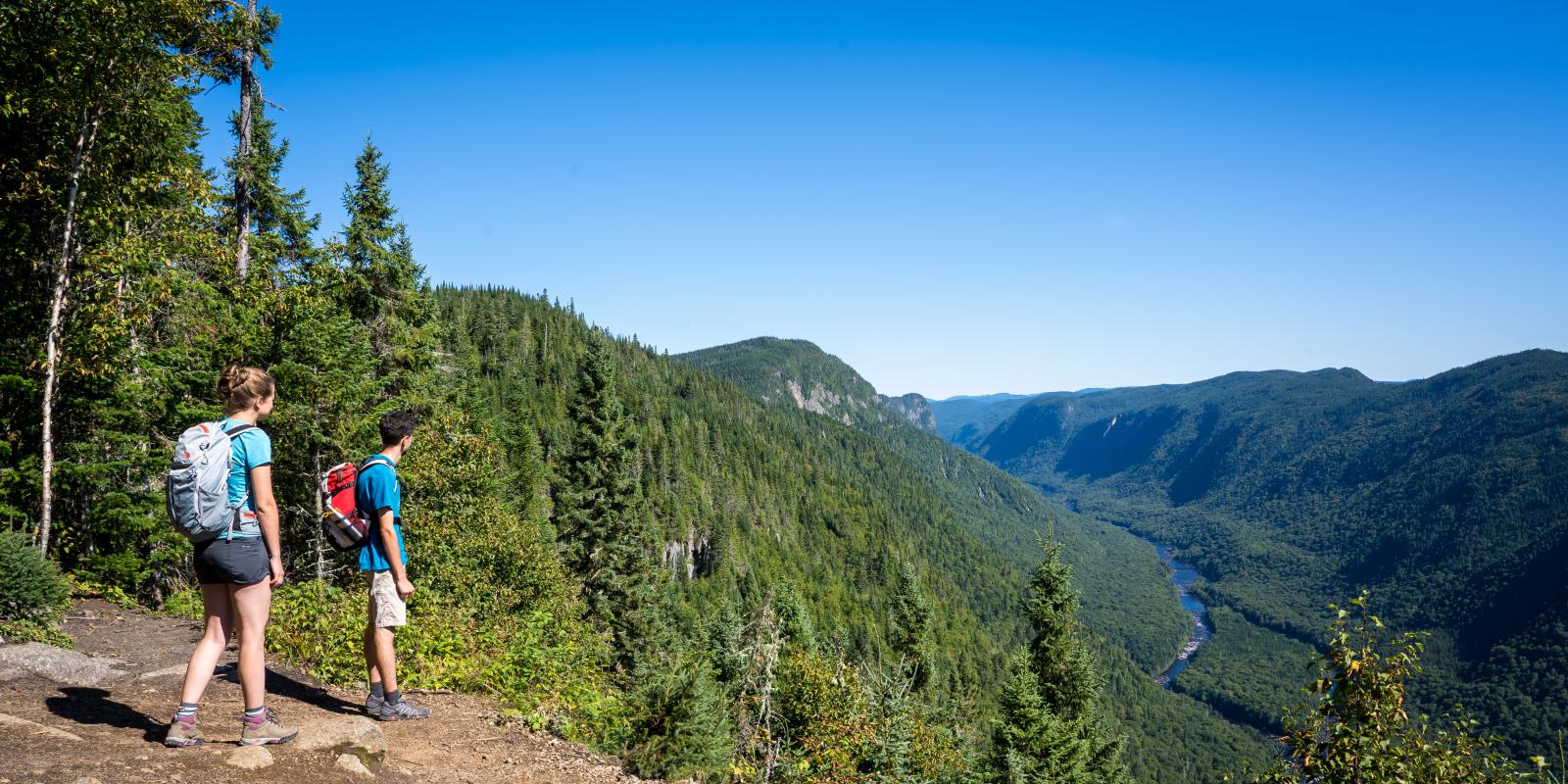 A couple hikes on the Scotora Trail in Jacques-Cartier National Park.