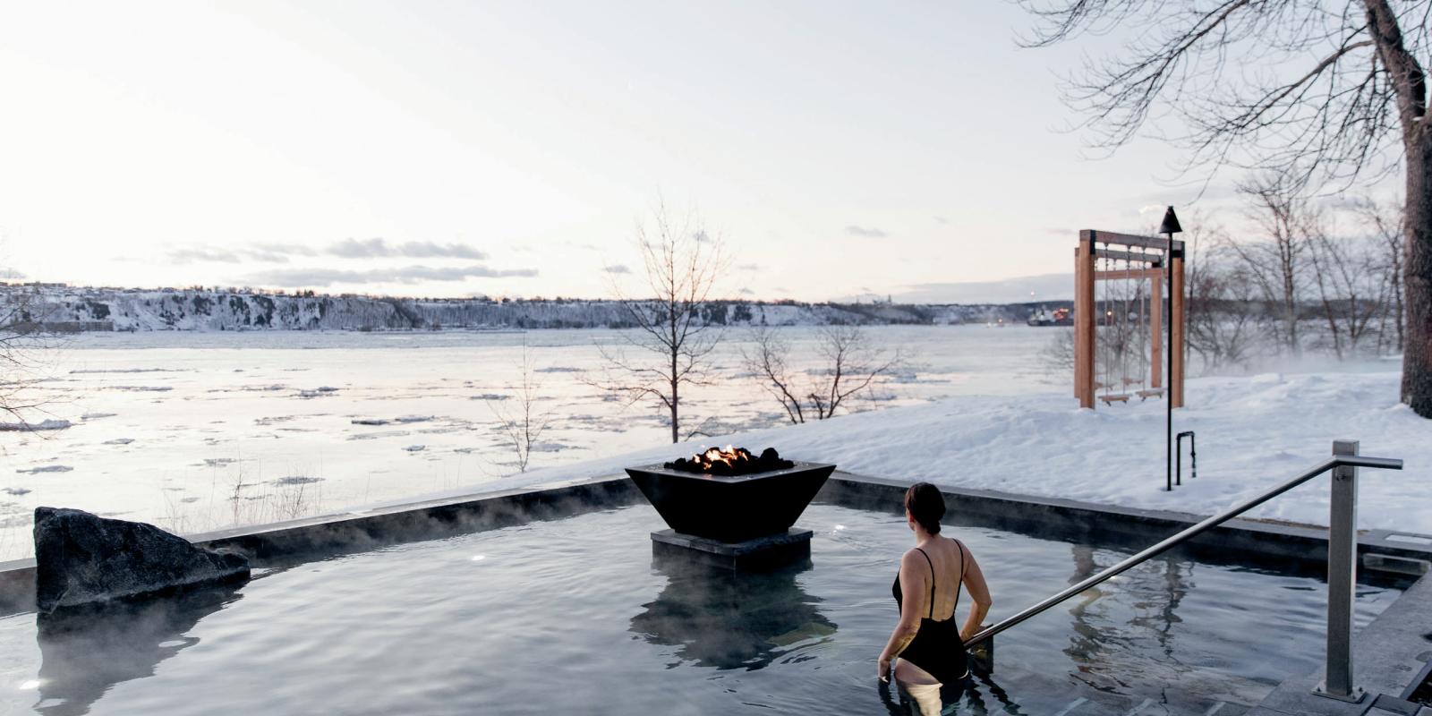 Strøm Spa Nordique - Spa en hiver