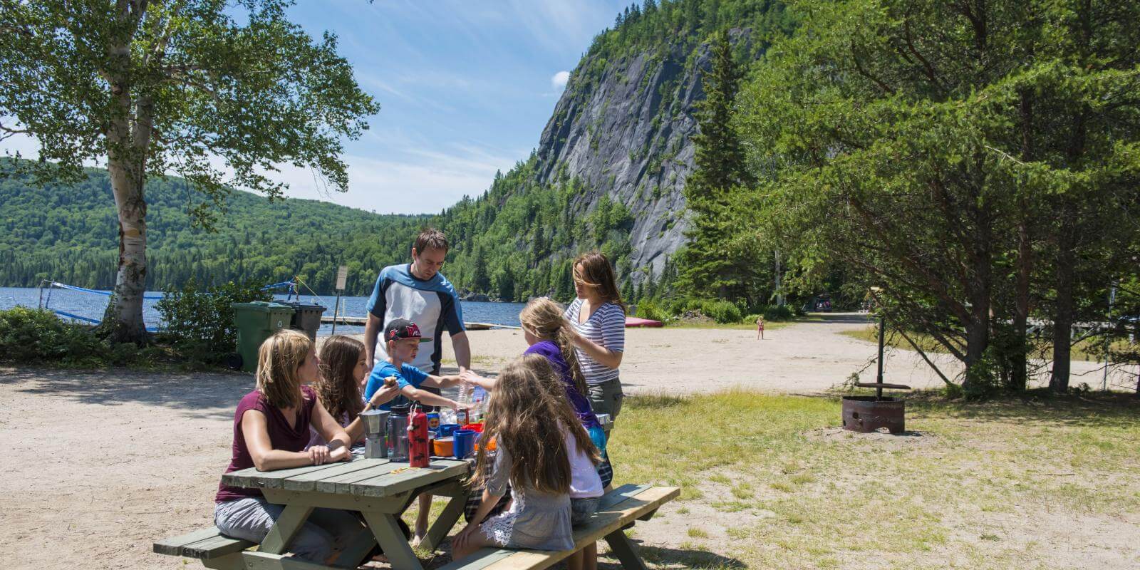 Camping Bellevue Réserve faunique de Portneuf Camping Hébergement