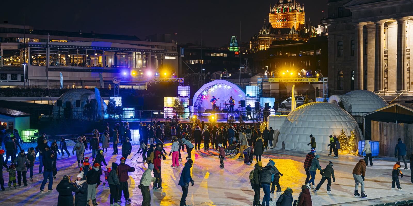 Discoglace du Port de Québec - Patinoire