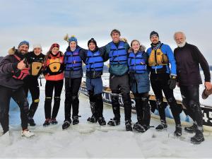 Canot à glace Expérience - Une initiation au canot à glace en famille