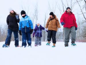 Base Plein Air Ste-Foy - Raquette en famille