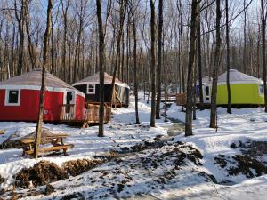 Village Yourtes Valcartier - Haut du village
