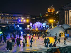 Discoglace du Port de Québec-vue d'ensemble