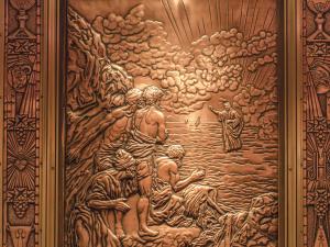 Christorama-Cuivres-d'art Albert Gilles - porte d'entrée du Christorama