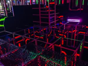 Laser Game Evolution - Sainte-Foy - interior lighting