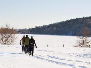 The Manoir du Lac-Delage - snowshoe walk