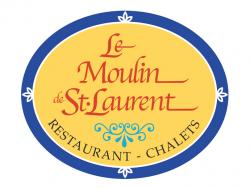 Logo - Le Moulin de St-Laurent, Restaurant - Chalets