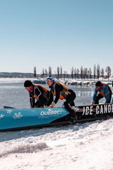 Canot à glace Expérience - Passeport Expérience hivernale à Québec