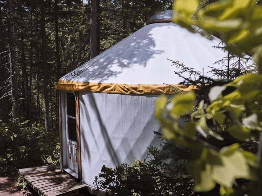 Yurt at Vallee Bras-du-Nord