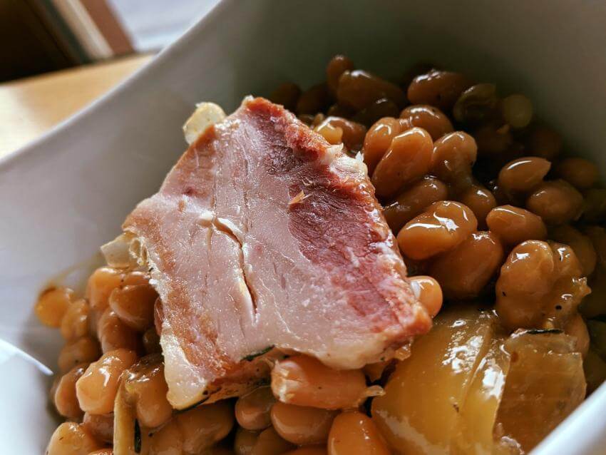 Fèves au lard de la Fromagerie des Grondines