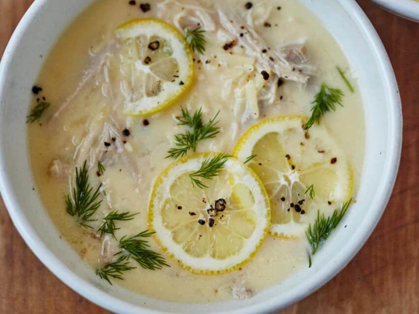 Soupe au restaurant grecque Le Mezzé