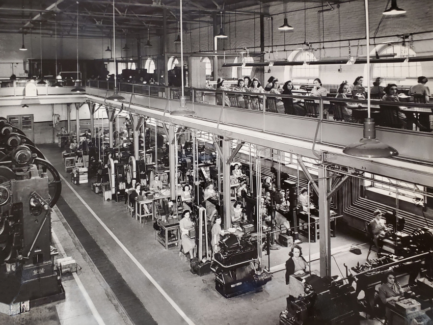 Fonderie de l'Arsenal, côté du palais en 1943 