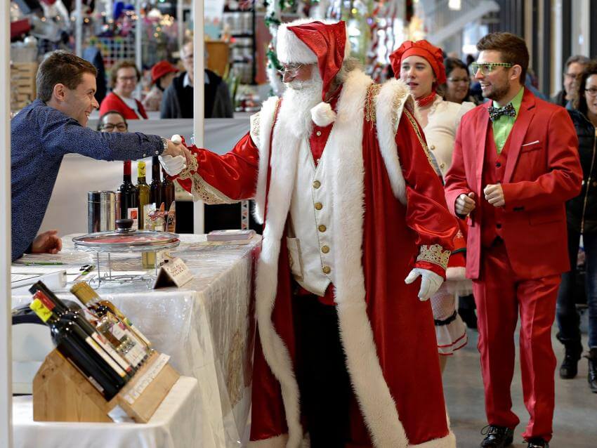 Santa Claus at Grand Marché de Québec