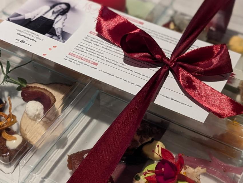 Menu de Saint-Valentin au CABU