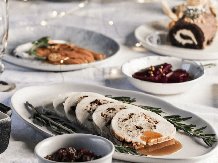 Repas de Noel pour emporter de Restos Plaisirs