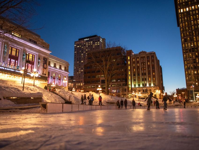 Patinoire de la place D'Youville 