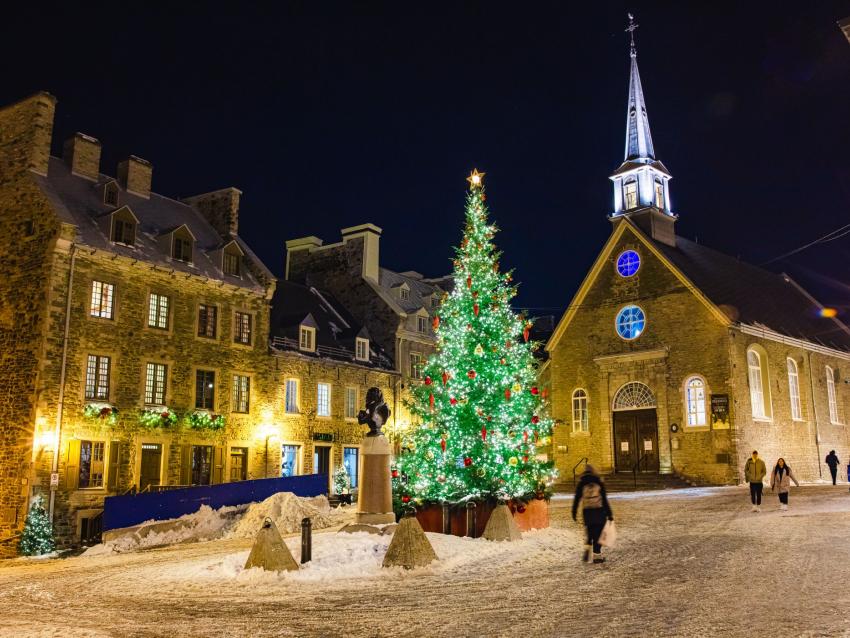 7 endroits les plus décorés pour Noël Visiter Québec