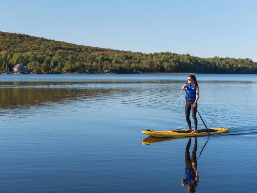 Stand up paddle board at Parc des Appalaches