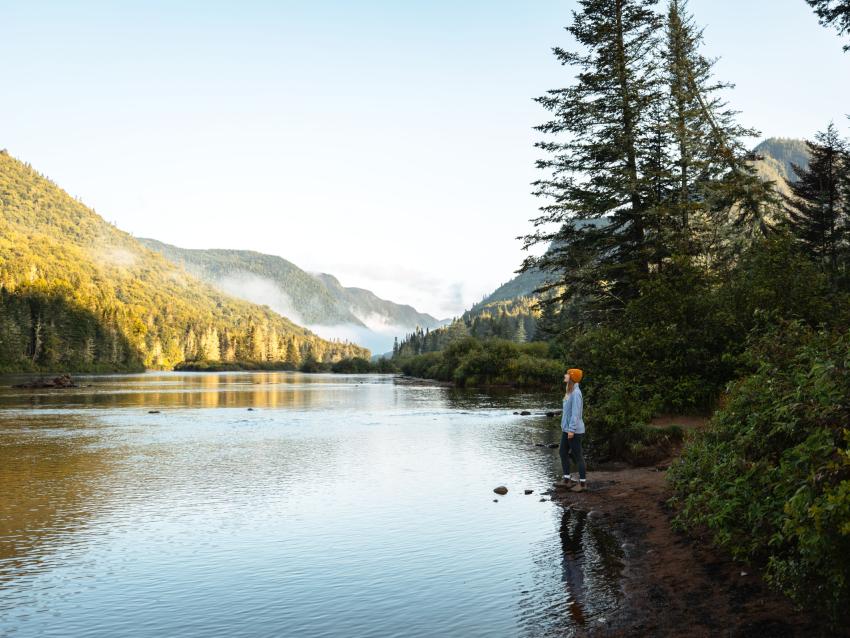 Parc national de la Jacques-Cartier en automne