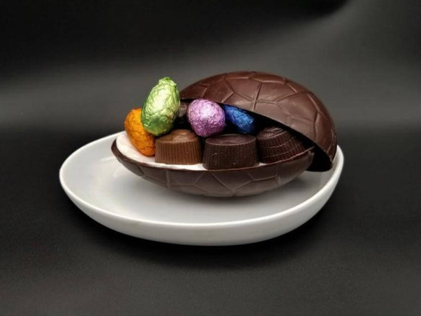 Chocolats de Pâques de Eddy Laurent chocolatier belge