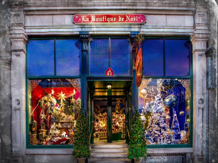 La Boutique de Noël de Québec - façade extérieure