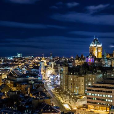 Quebec City by night