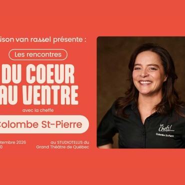 Allison Van Rassel et la cheffe Colombe St-Pierre
