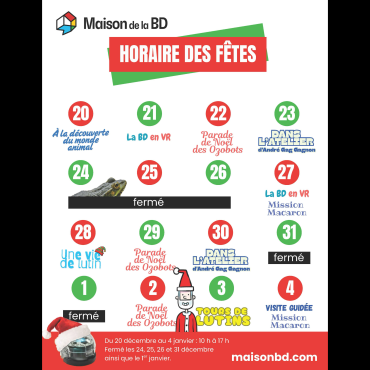 Les Fêtes à la maison de la BD