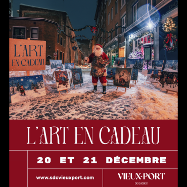 L’art en cadeau dans le Vieux-Port de Québec