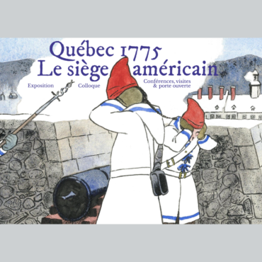 Affiche de l'exposition 1775 : Siège américain